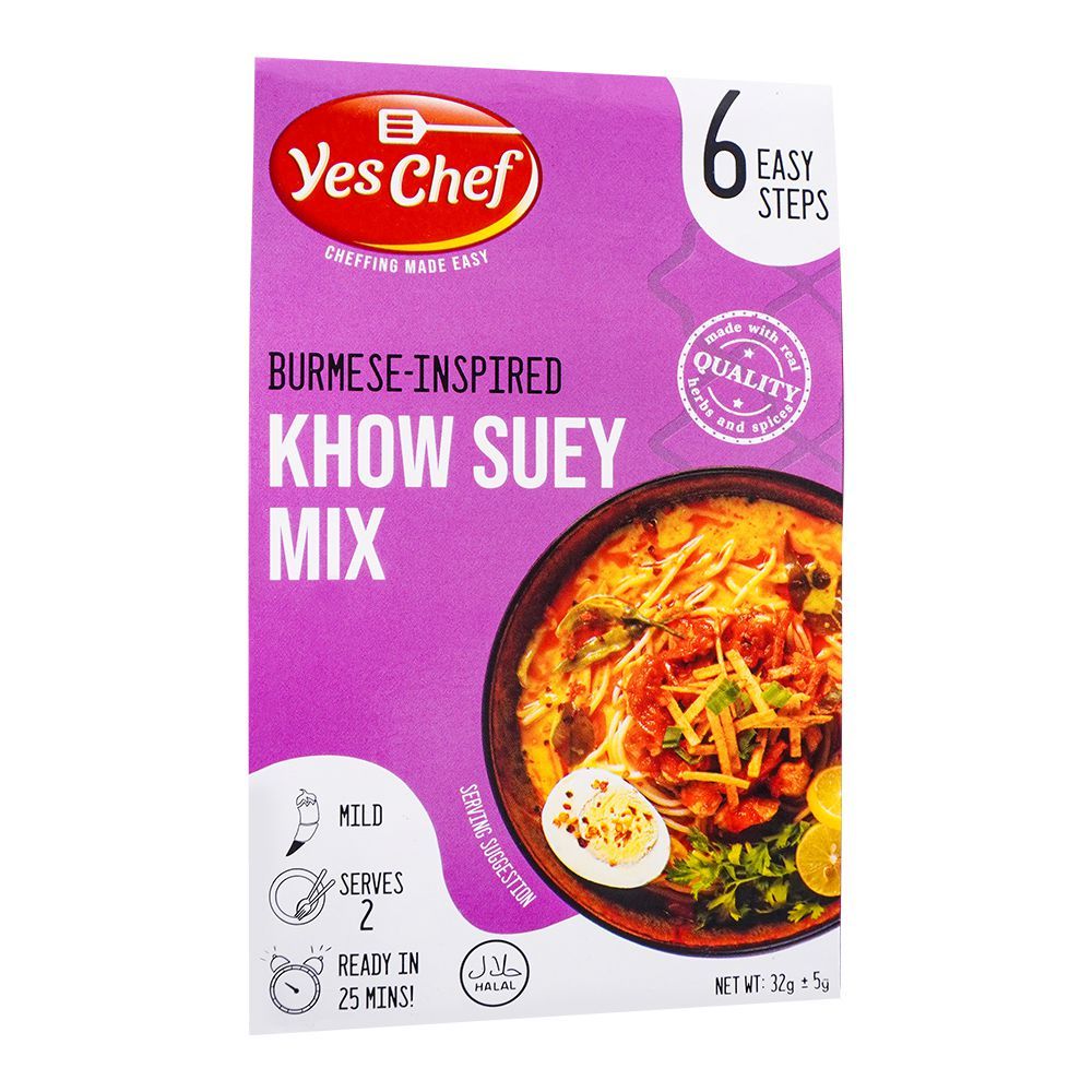 Yes Chef Khow Suey Mix 6 Steps, 32g + 5g - Main Image