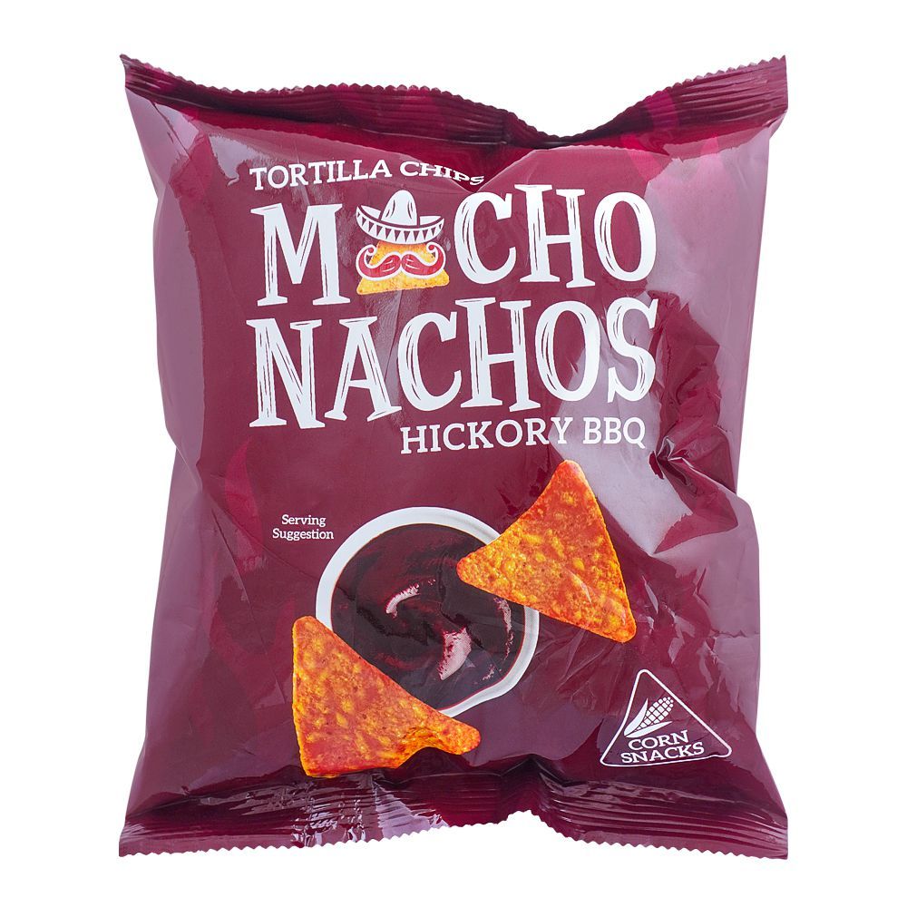 Macho's Hickory BBQ Tortilla Chips, 40g - Main Image