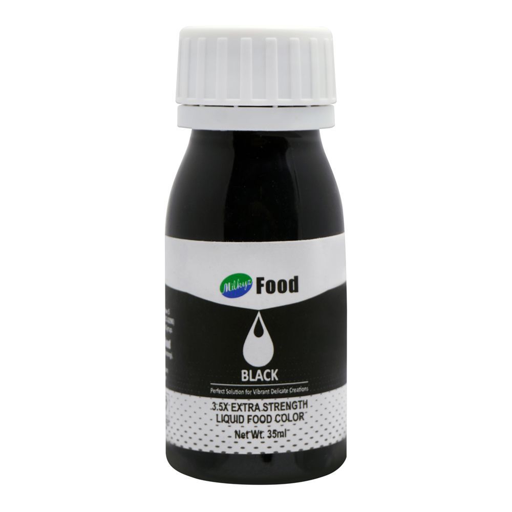 Milkyz Food Color, Black, 35ml - Main Image