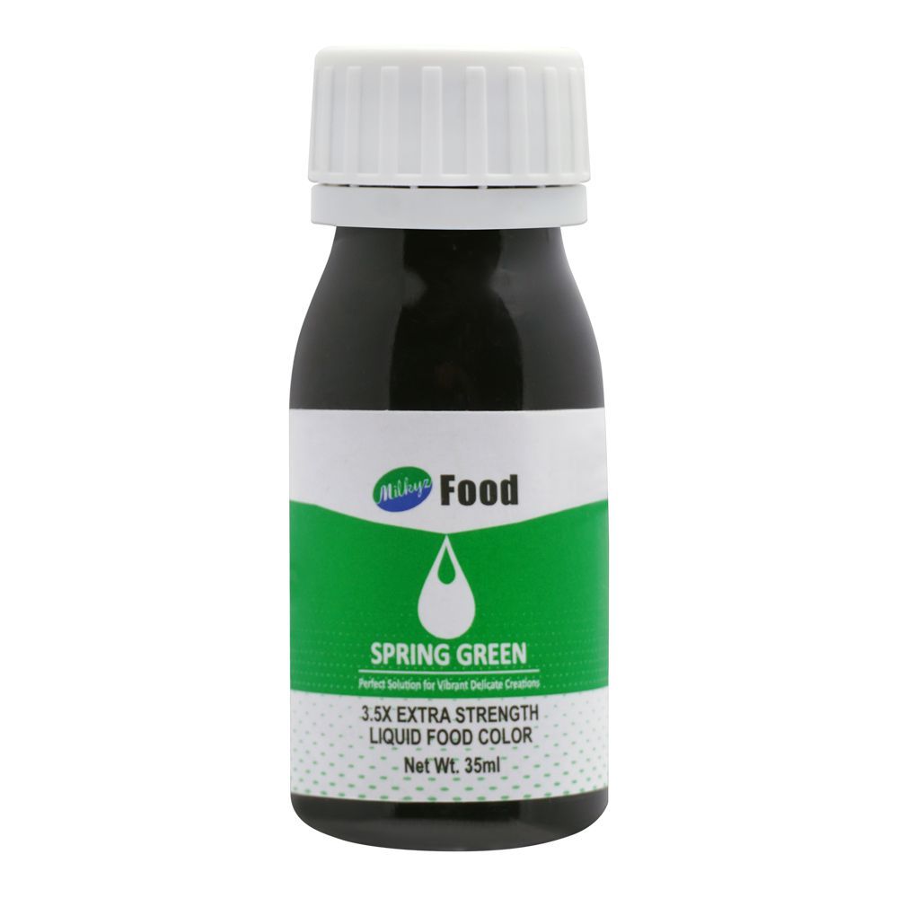 Milkyz Food Color, Spring Green, 35ml - Main Image