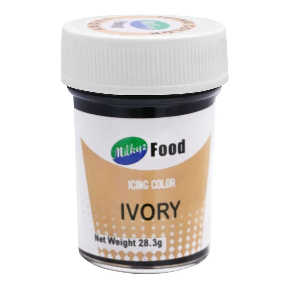 Milkyz Food Royal Ivory Icing Gel Color, 28.3g - Main Image