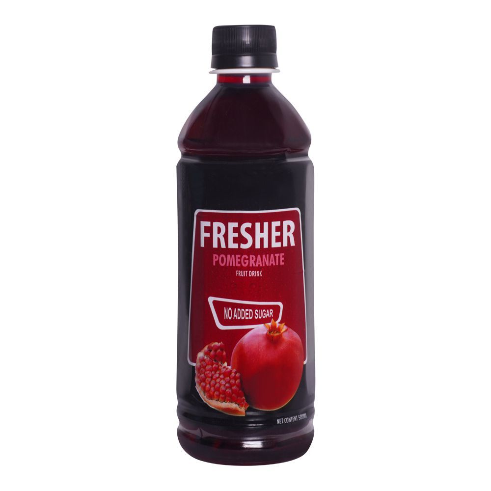 Fresher Pomegranate Nector No Added Sugar Juice 500ml Bottle - Main Image