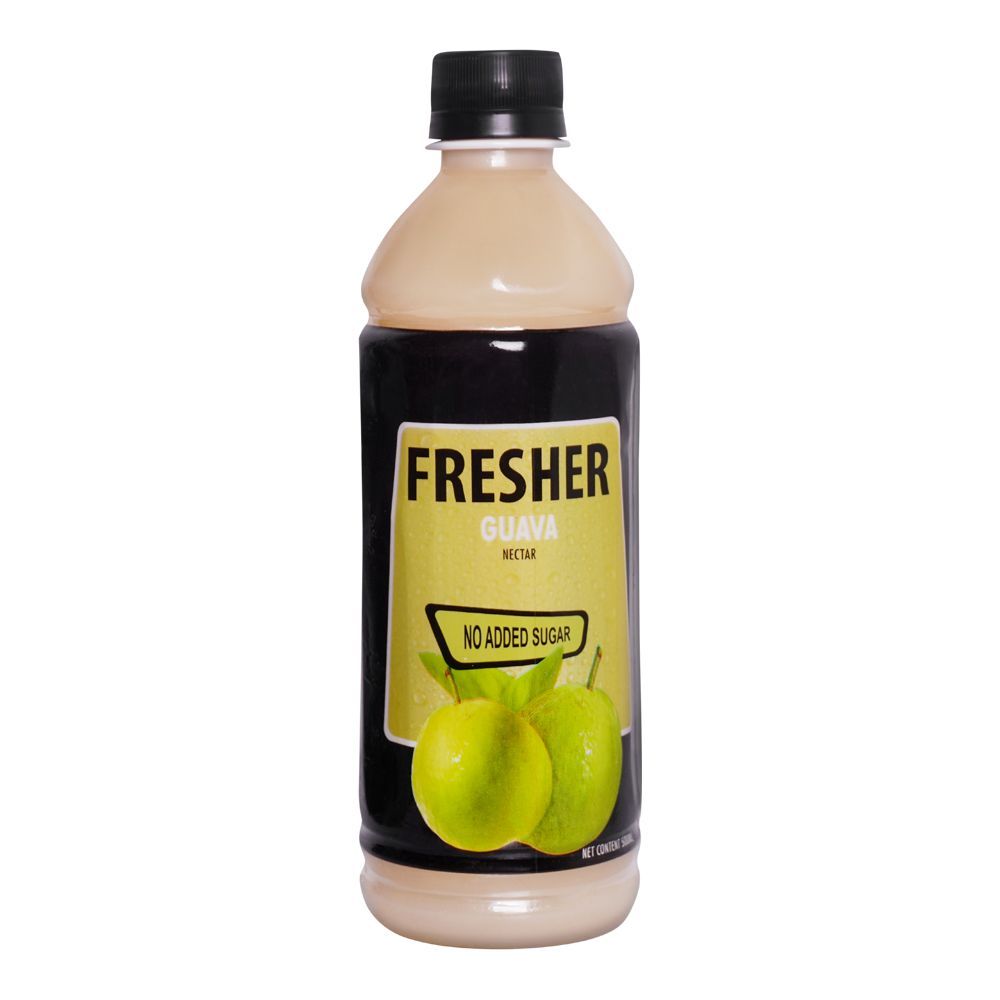 Fresher Guava Nector No Added Sugar Juice, 500ml Bottle - Main Image