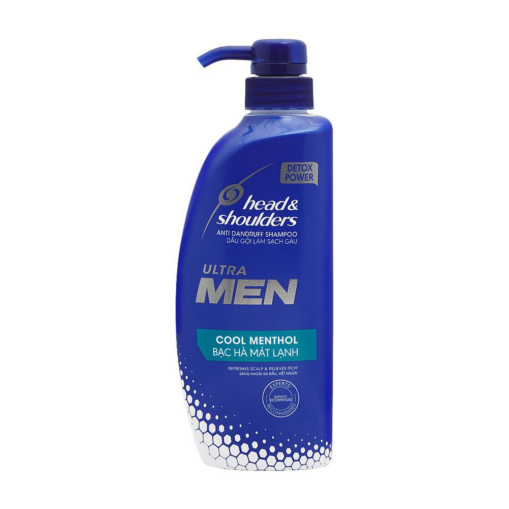 Head & Shoulders Ultra Men Cool Menthol Anti-Dandruff Shampoo, 480ml - Main Image