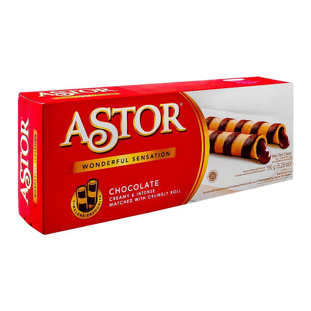 Astor Chocolate Wafer Stick, 150g - Main Image