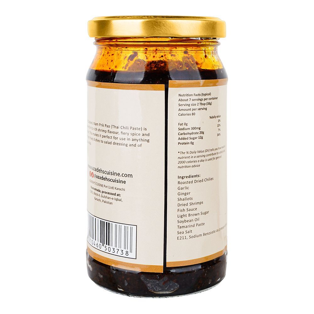 Azadeh's Cuisine Thai Chilli Paste, 320g - Image 2