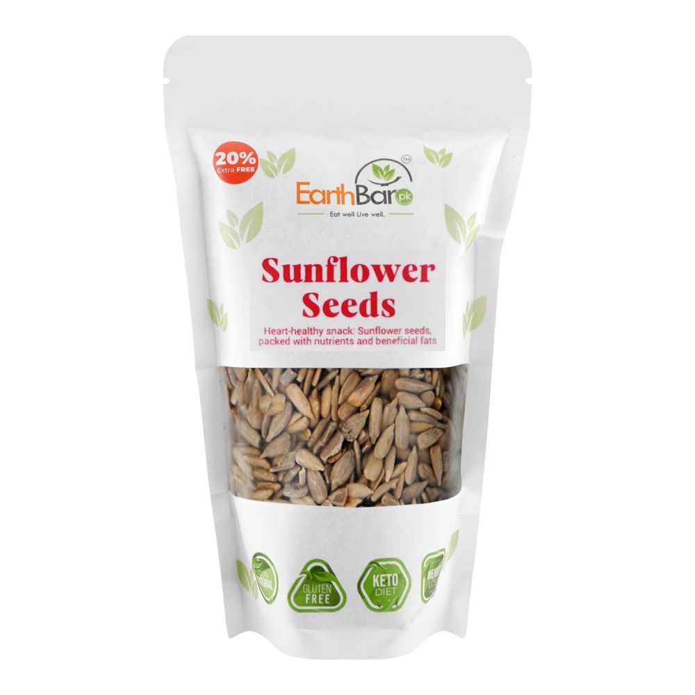 Nature's Bar Sunflower Seed, Raw Sunflower Seeds for Eating, Diet Food, Healthy Snack, Raw seeds, Weight management, Source of Antioxidants, 150g - Main Image