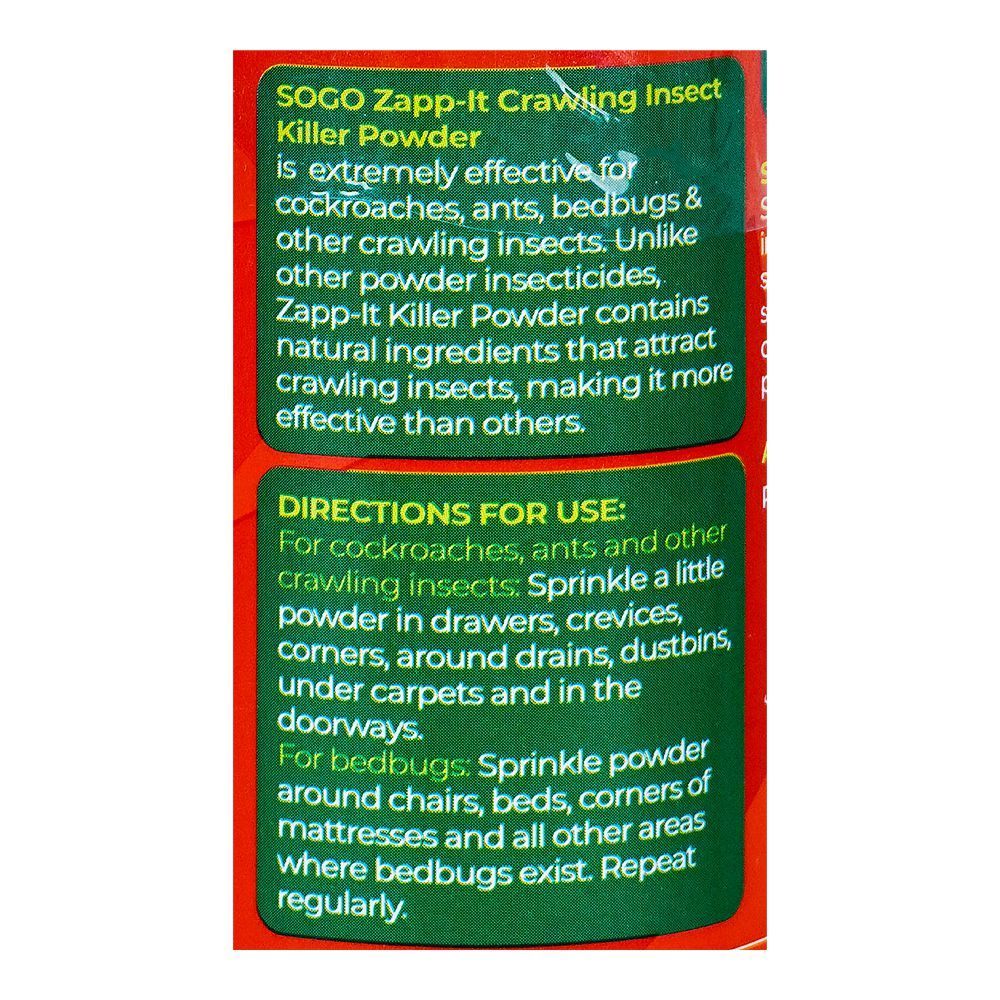 SOGO Zapp-It Crawling Insect Powder, 133g - Image 5