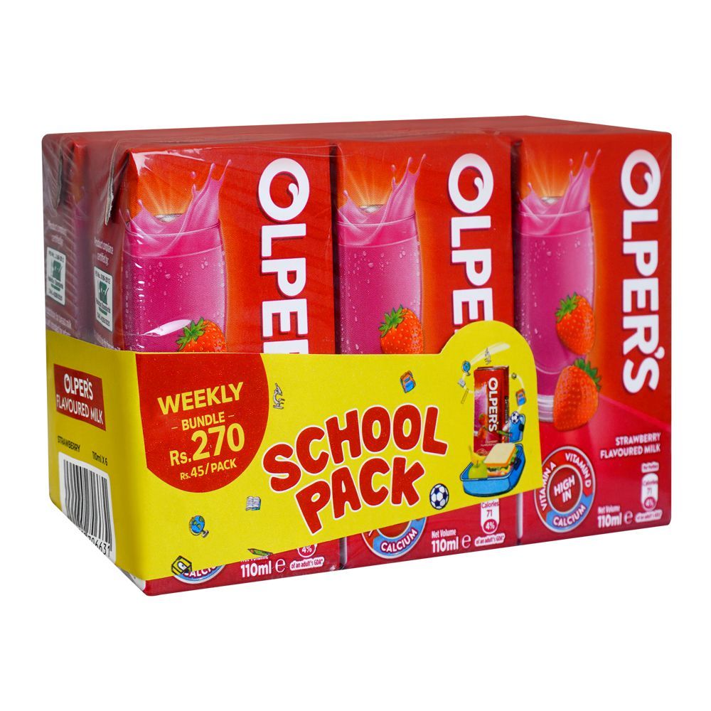 Olper's Strawberry Flavored Milk, 110ml - Image 2