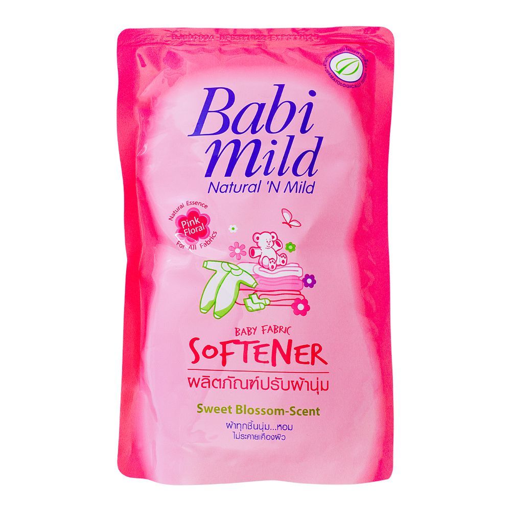 Babi Mild Natural 'N Mild Sweet Blossom Baby Fabric Softener Refill, 600ml - Main Image