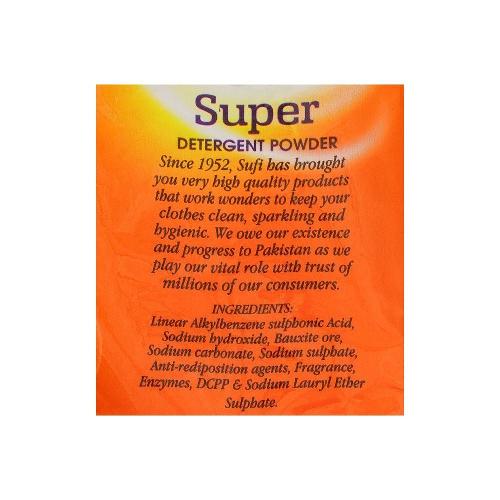 Sufi Super Detergent Powder, 500g - Image 3