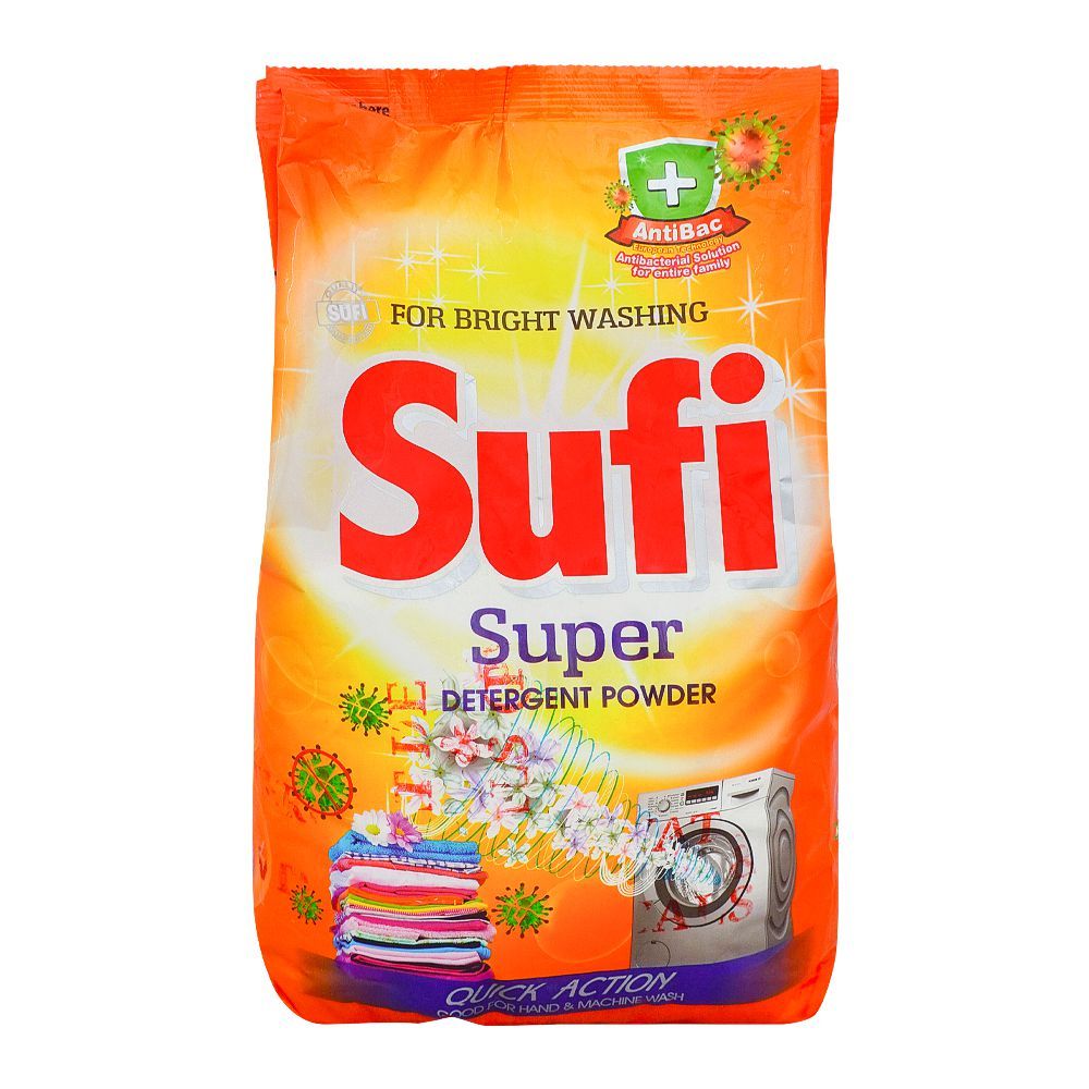 Sufi Super Detergent Powder, 2 KG - Main Image