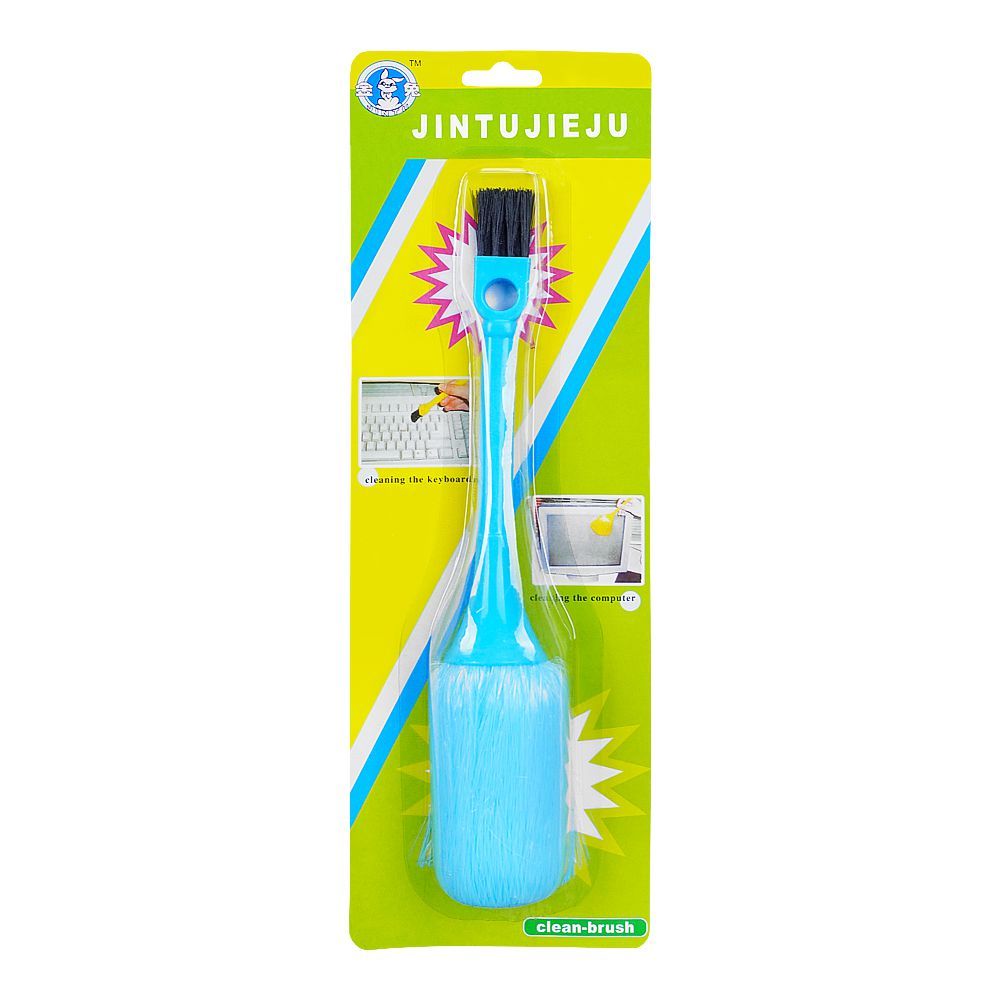 Computer Clean Brush Double Sided, Blue - Main Image