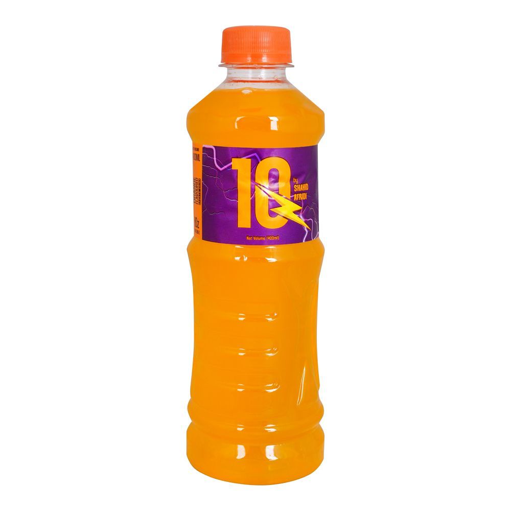 10z By Shahid Afridi Sports Drink, Orange, 400ml - Main Image