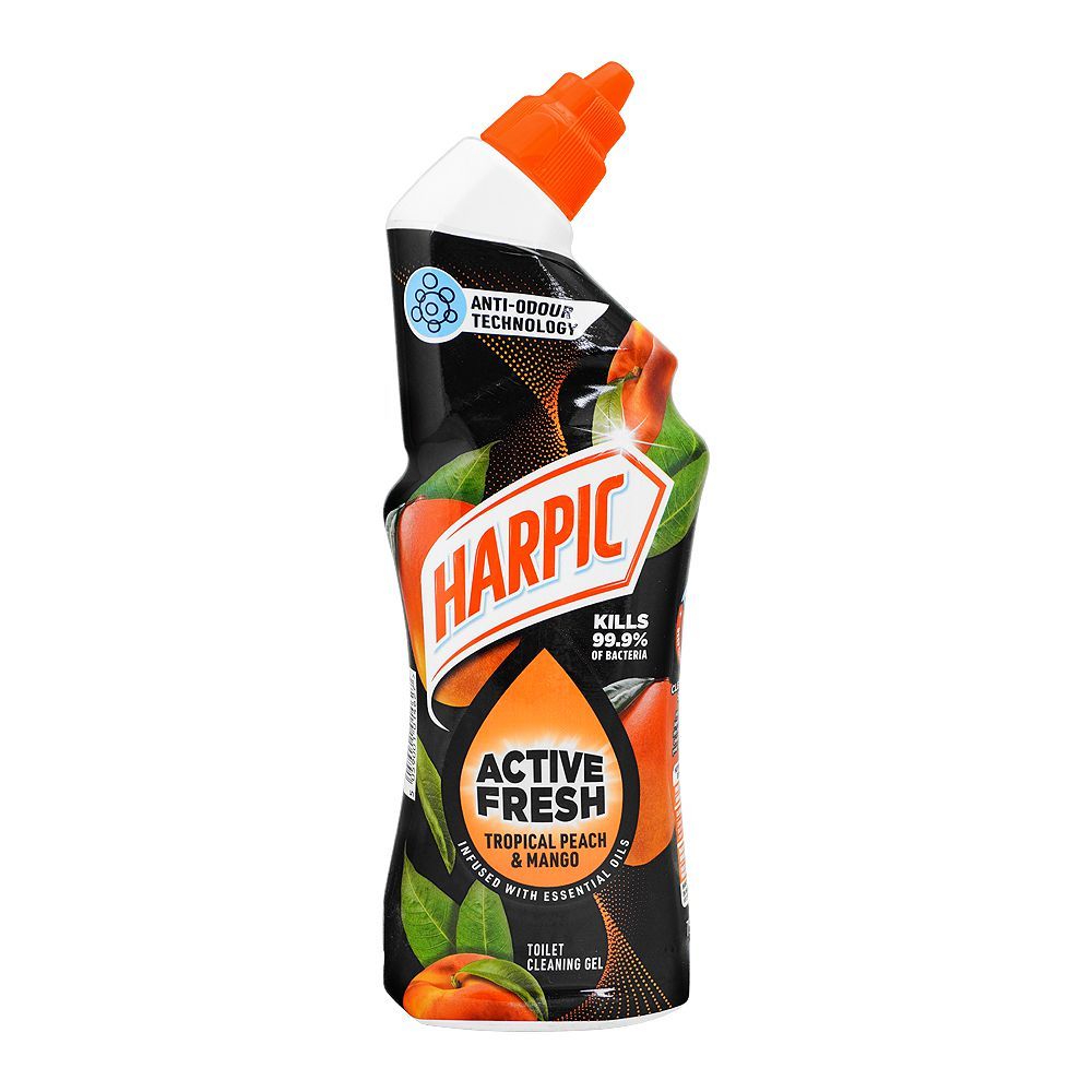 Harpic Active Fresh Tropical Peach & Mango Cleaning Gel, 750ml - Main Image