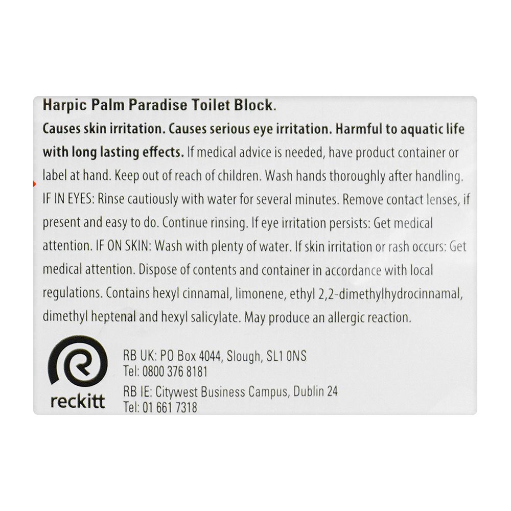 Harpic Active Fresh Palm Paradise Toilet Block, 6-Pack - Image 3