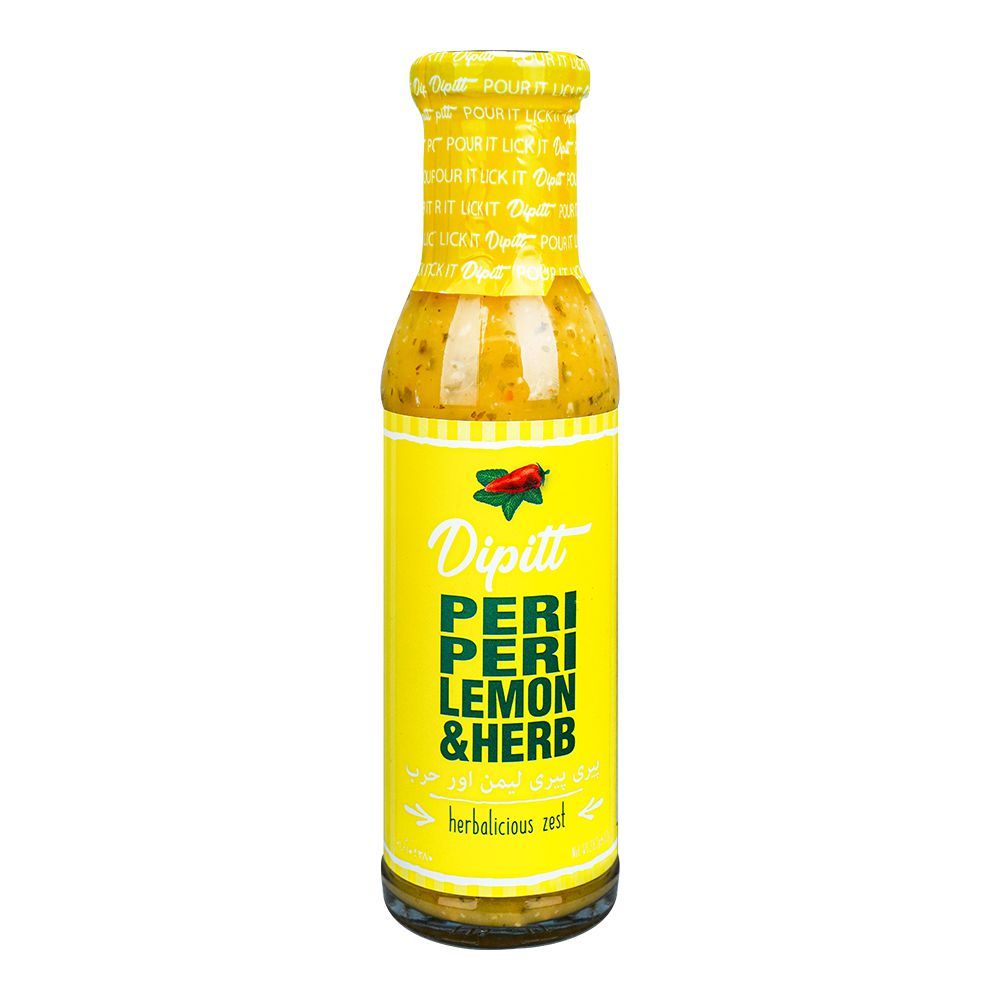 Dipitt Peri Peri Lemon & Herb Sauce, 290g - Main Image