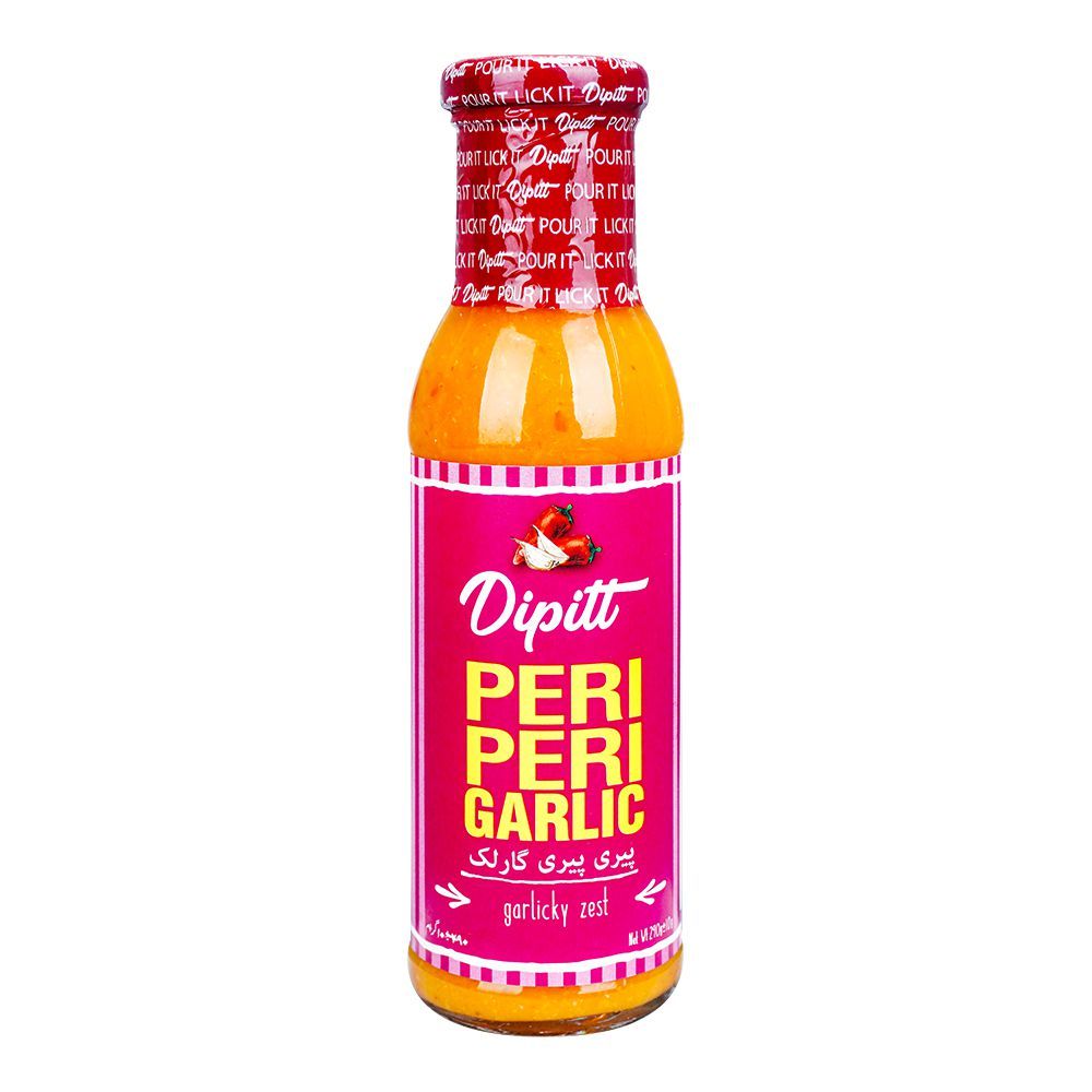 Dipitt Peri Peri Garlic Sauce, 290g - Main Image