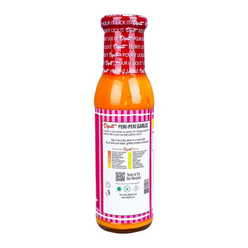 Dipitt Peri Peri Garlic Sauce, 290g - Image 3