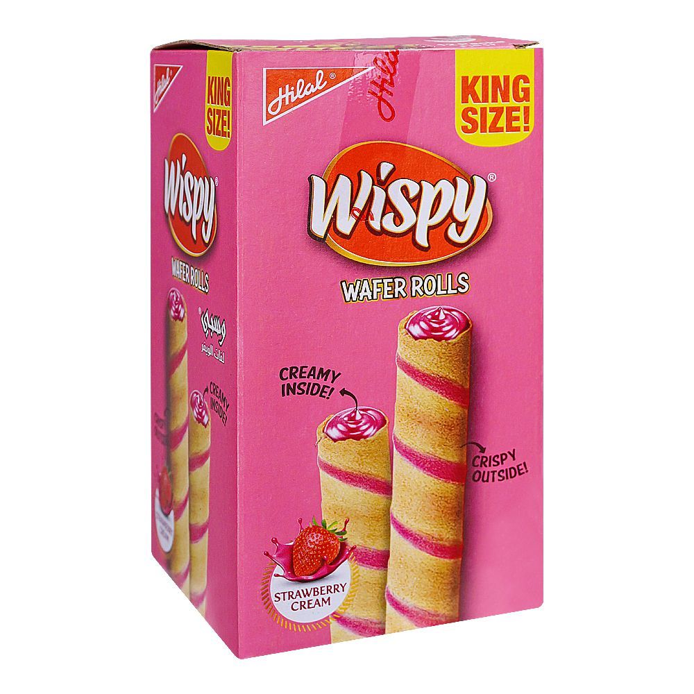 Hilal Wispy Crispy Wafer Twin Strawberry - Main Image