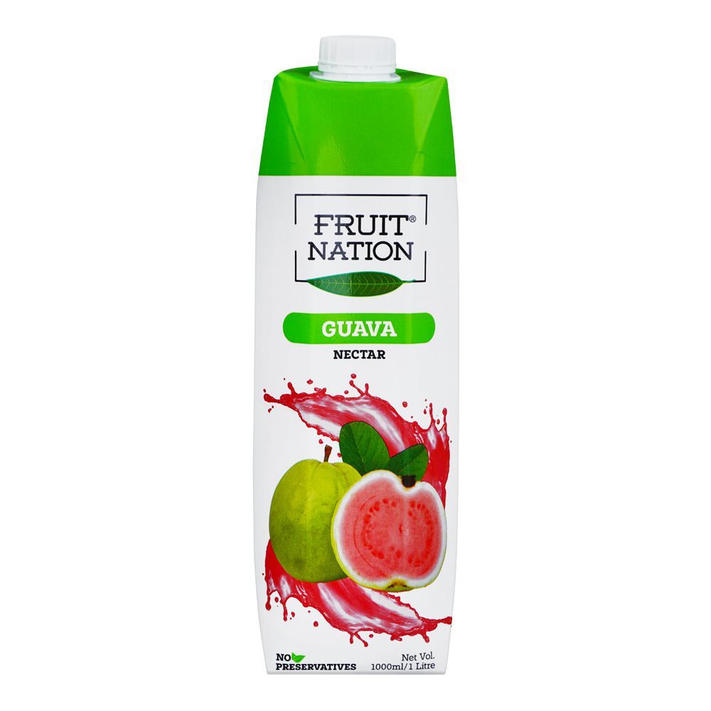 Fruit Nation Guava Nectar Juice, 1 Liter - Main Image