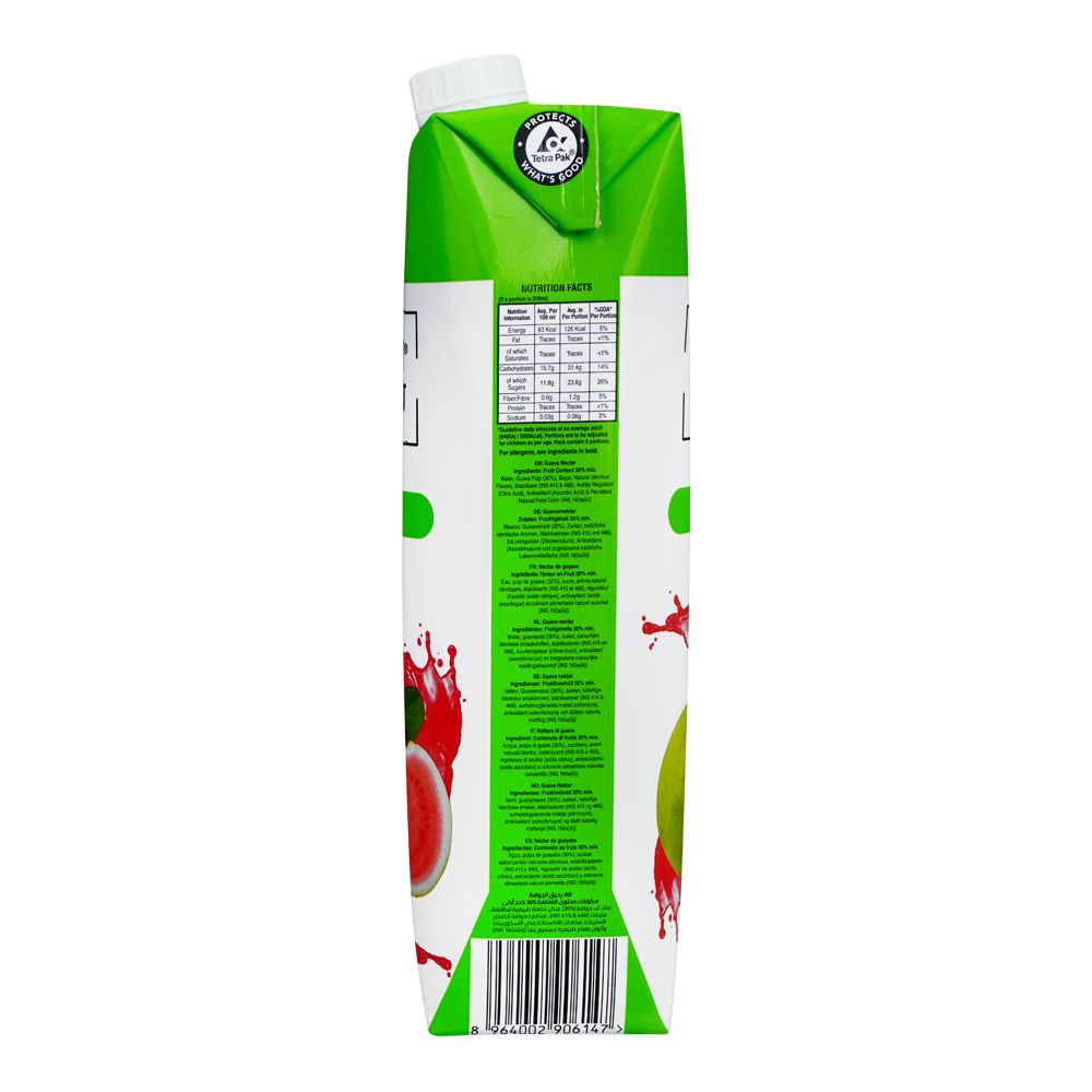 Fruit Nation Guava Nectar Juice, 1 Liter - Image 2