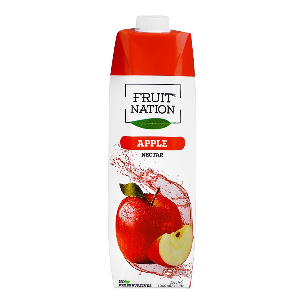 Fruit Nation Apple Nectar Juice, 1 Liter - Main Image