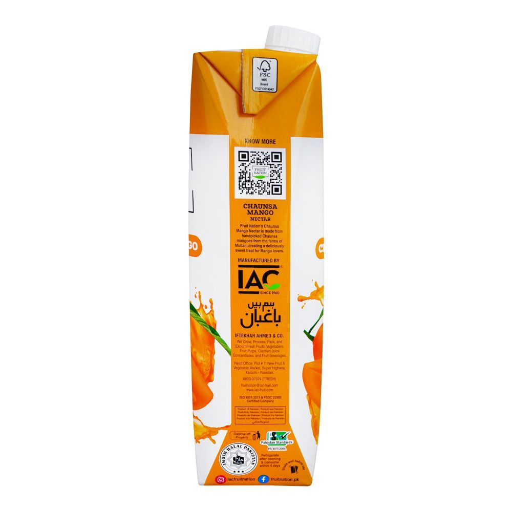 Fruit Nation Chaunsa Mango Nectar Juice, 1 Liter - Image 3