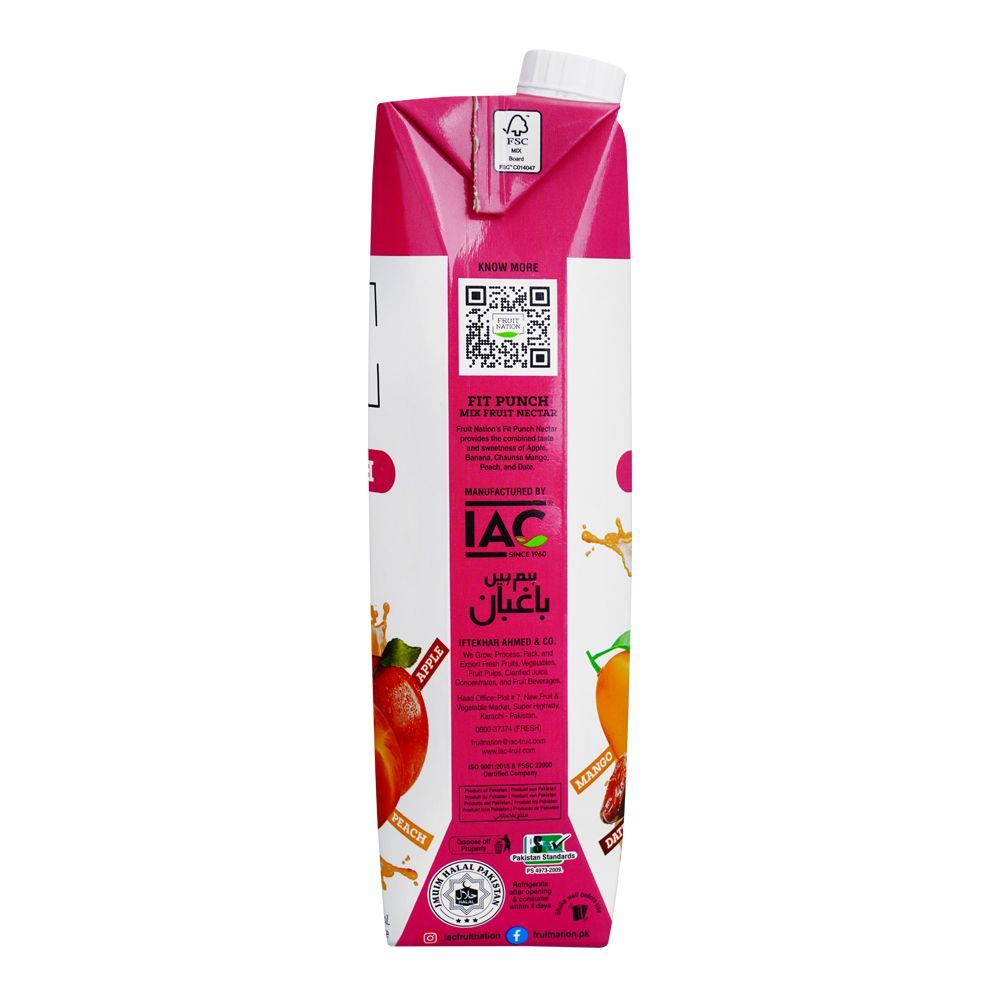 Fruit Nation Fit Punch Mixed Fruit Nectar Juice, 1 Liter - Image 3