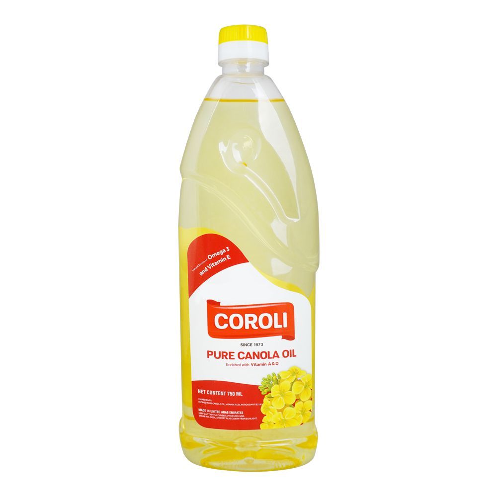 Coroli Pure Canola Oil, 750ml - Main Image