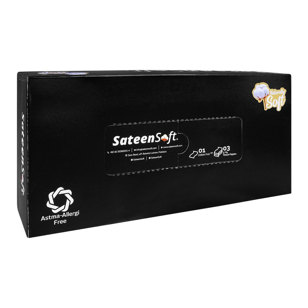 Sateen Executive Black, Soft Tissue - Main Image