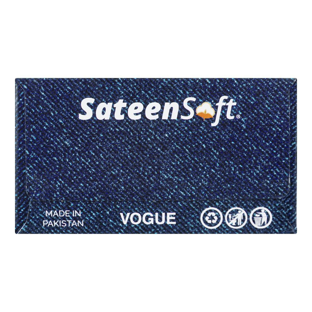 Sateen Vogue Blue, Allergy Free Soft Tissue - Image 4