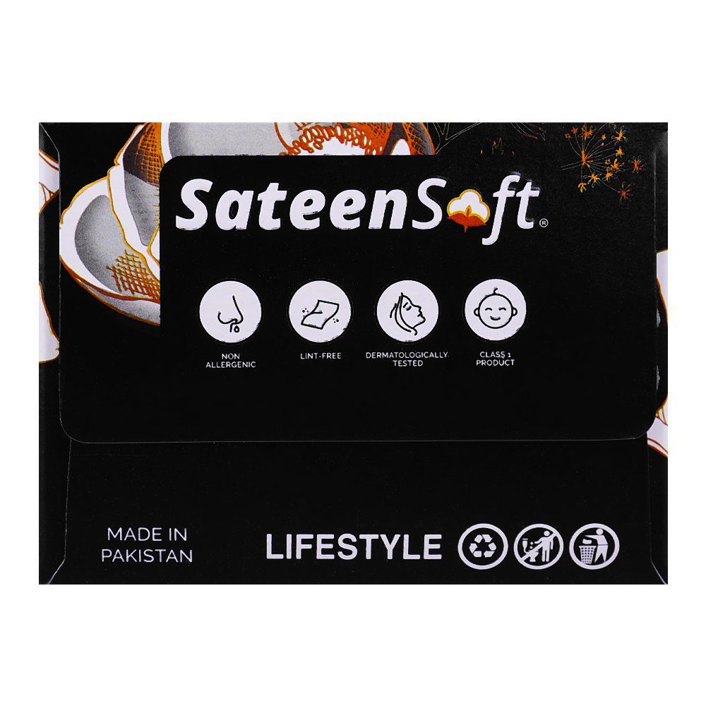 Sateen Life Style Black, Soft Tissue, 90-Pack - Image 3