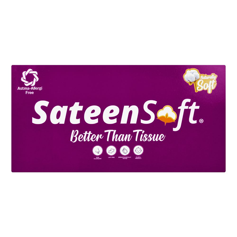 Sateen Jumbo Purple, Asthma Free Soft Tissue - Image 3