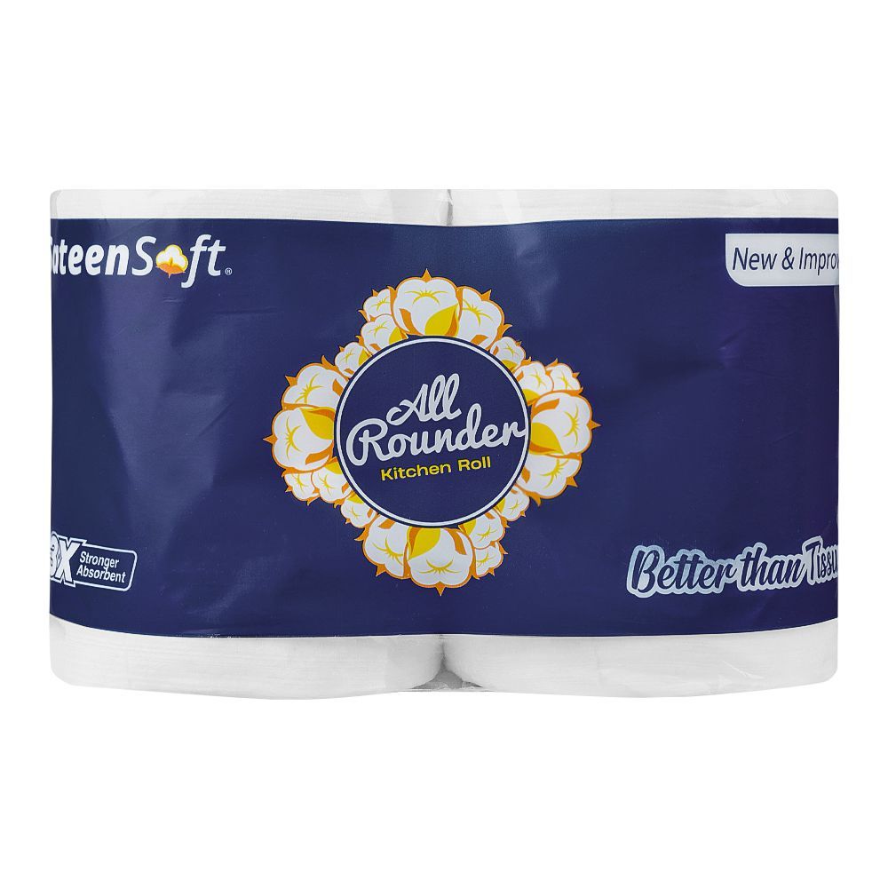 Sateen Soft All Rounder, Twin Kitchen Roll, Small, 2-Pack - Main Image