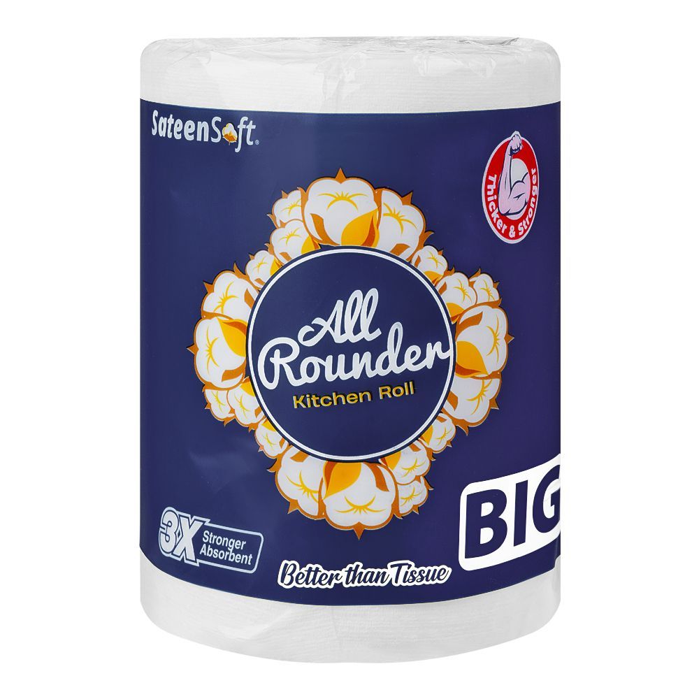 Sateen Soft All Rounder Kitchen Roll, Big - Main Image