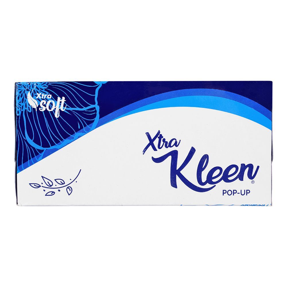 Xtra Kleen Pop UP Tissue , Blue - Image 2