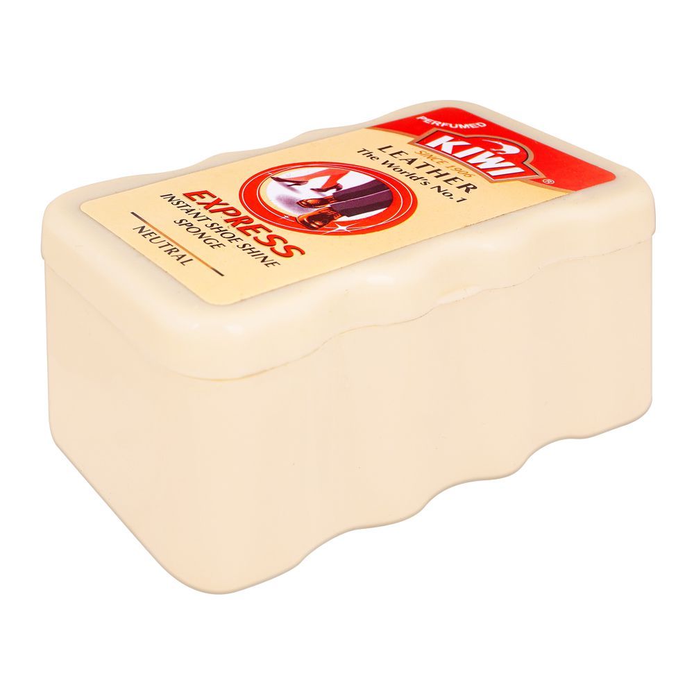 Kiwi Express Shoe Shine Sponge, Neutral - Main Image