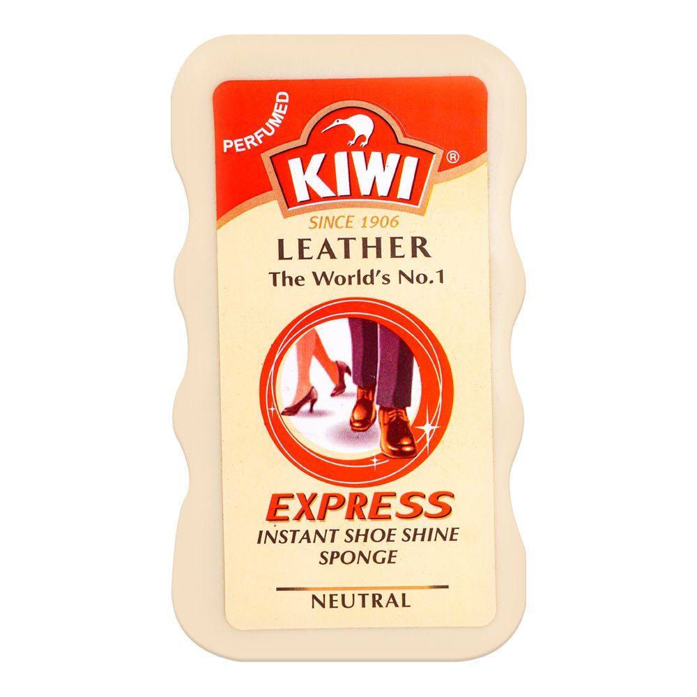 Kiwi Express Shoe Shine Sponge, Neutral - Image 2