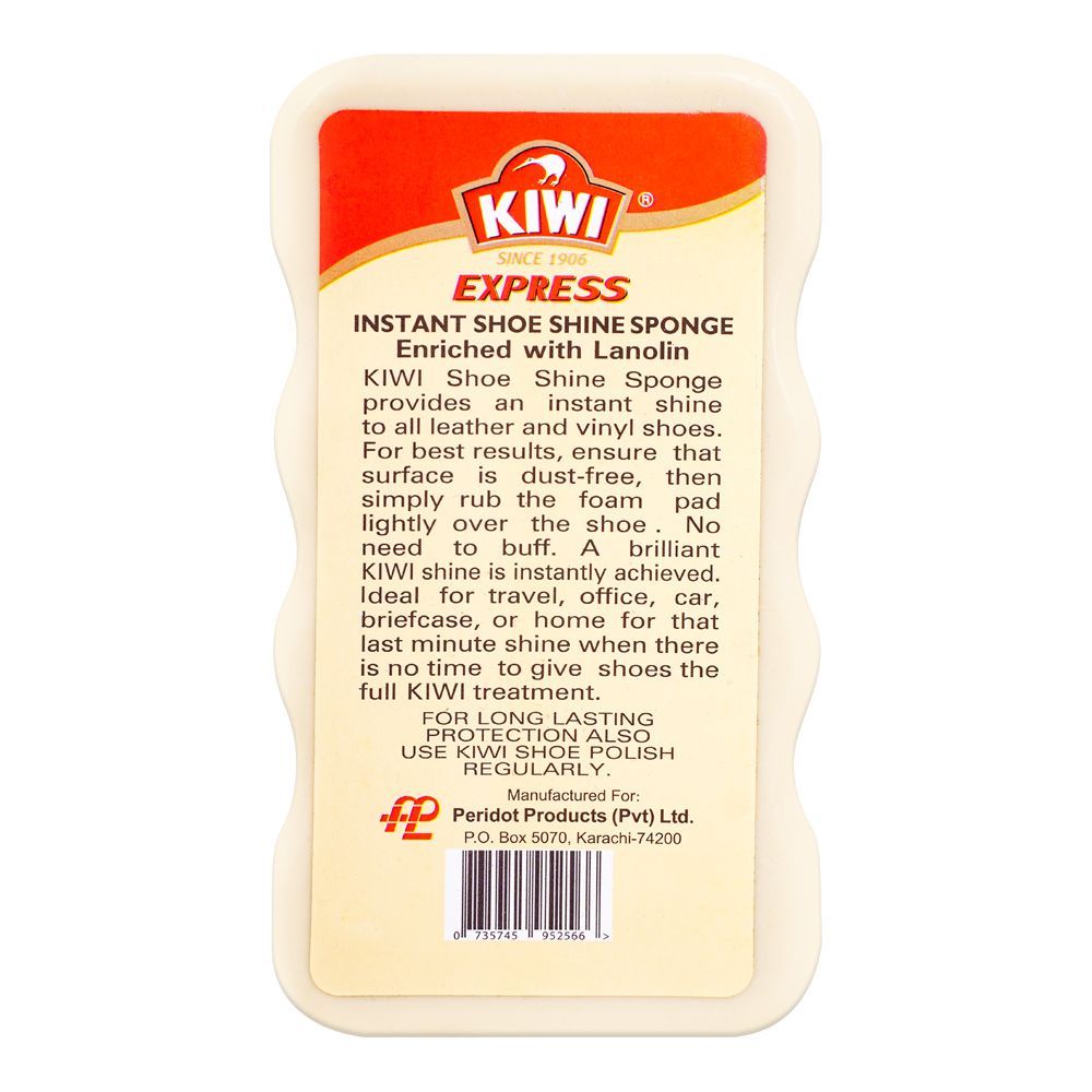 Kiwi Express Shoe Shine Sponge, Neutral - Image 3