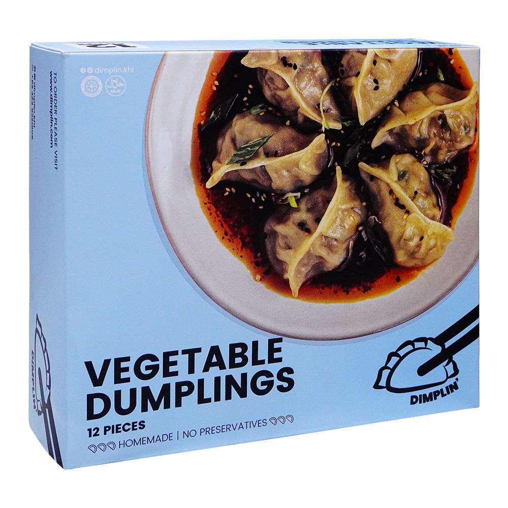 Dimplin Vegetable Dumplings With Chilli Crisp, 12-Pack - Main Image