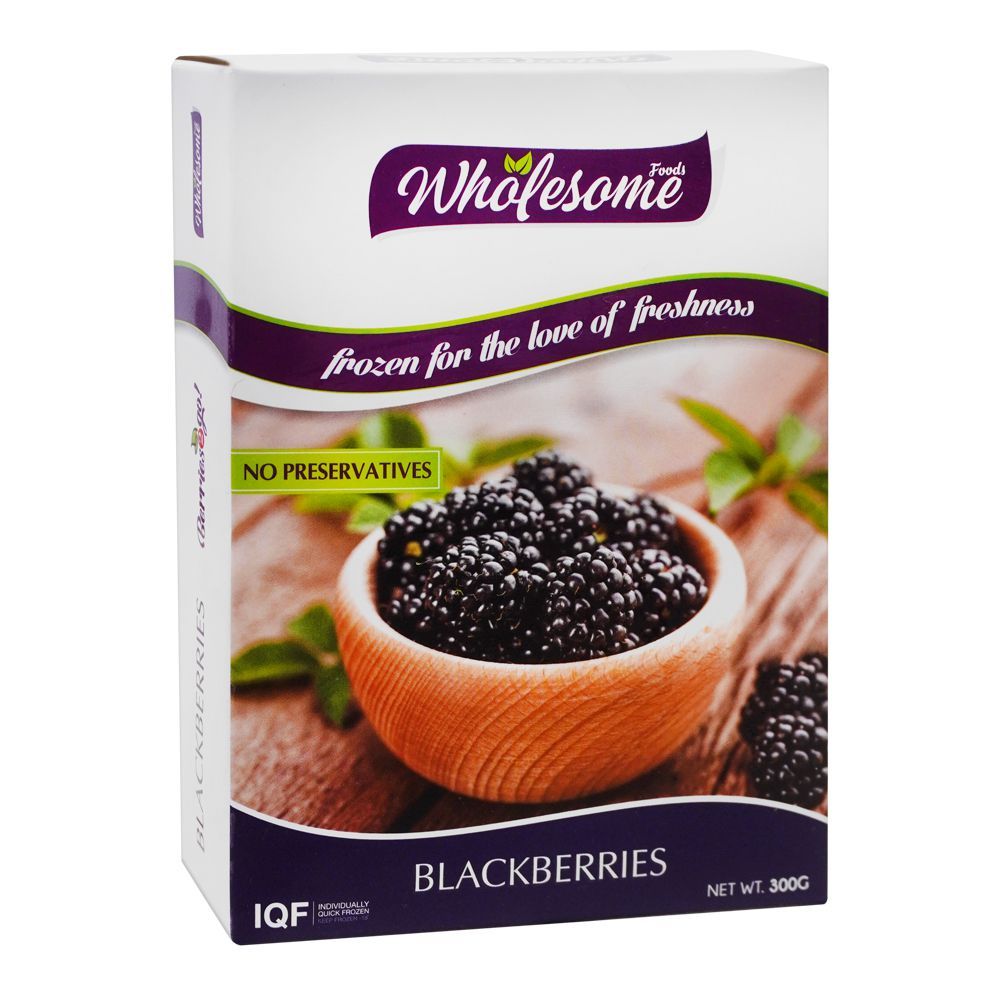 Wholesome Foods Black Berries, 300g - Main Image