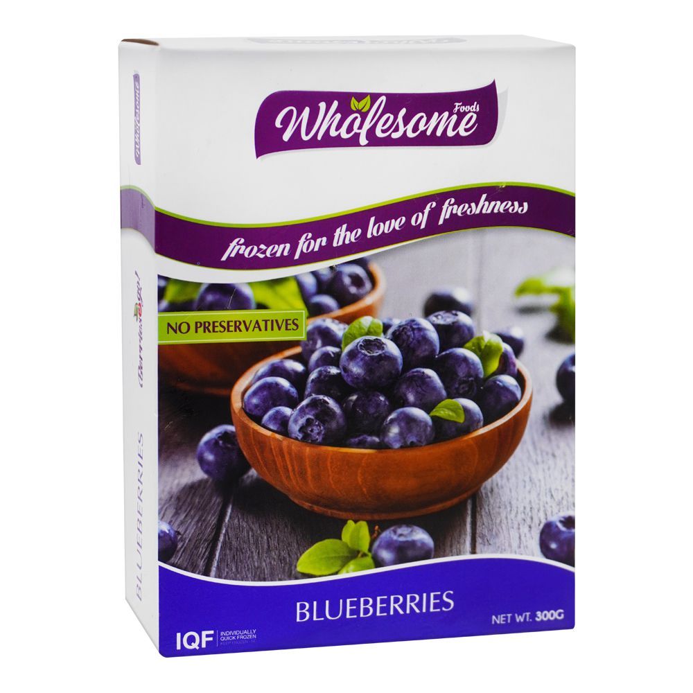 Wholesome Foods Blue Berries, 300g - Main Image