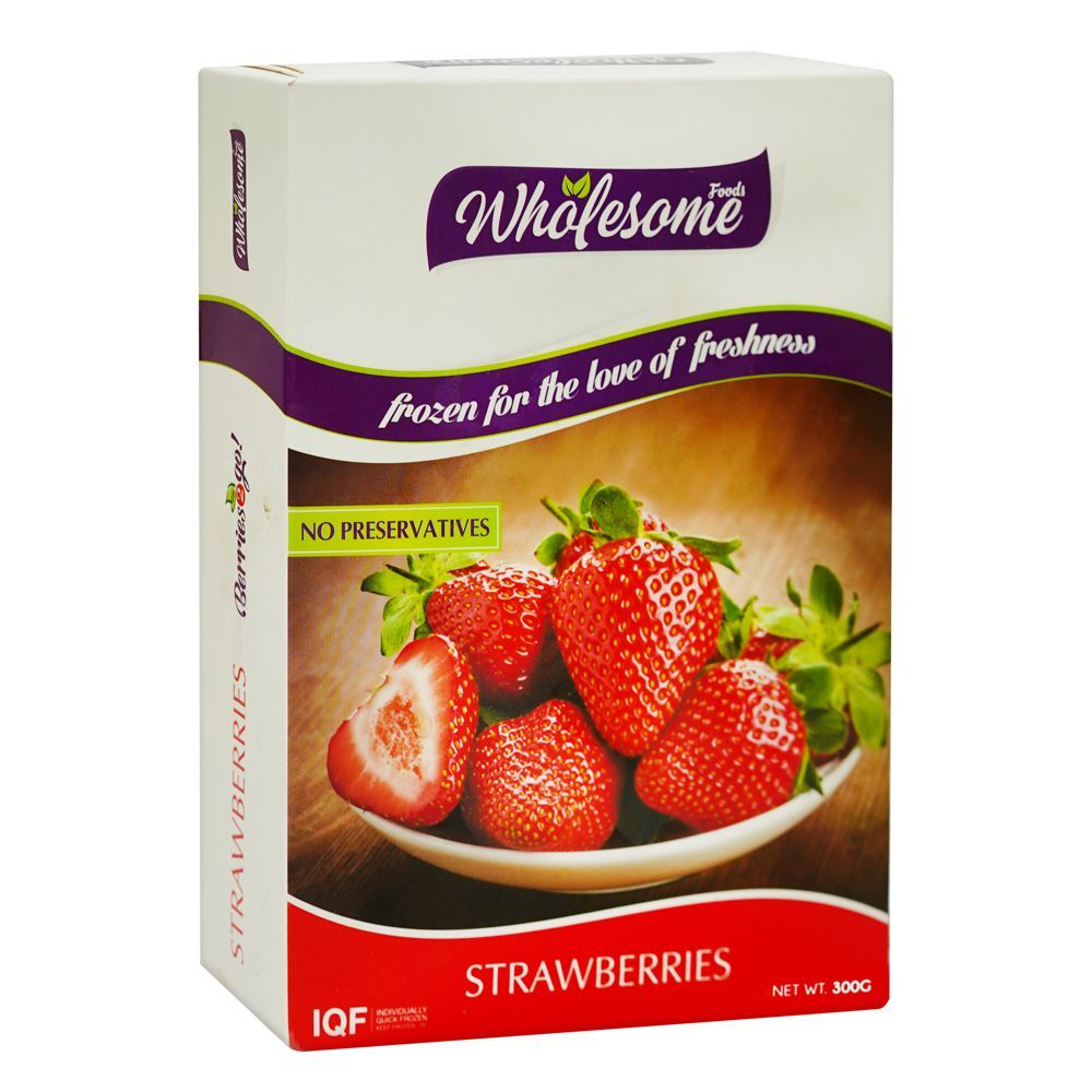 Wholesome Foods Strawberries, 300g - Main Image