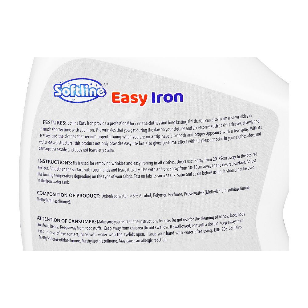 Softline Easy Iron Spray, 750ml - Image 3