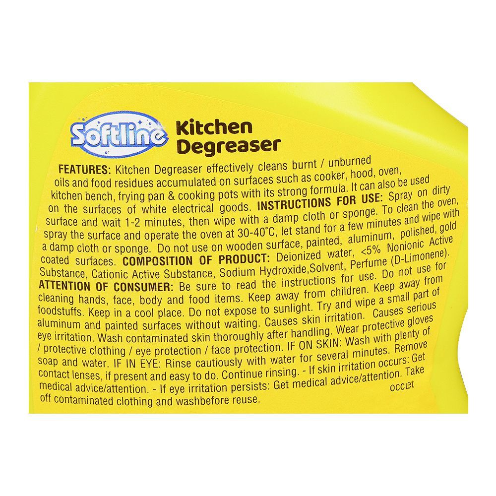 Softline Kitchen Degreaser Spray, 750ml - Image 3