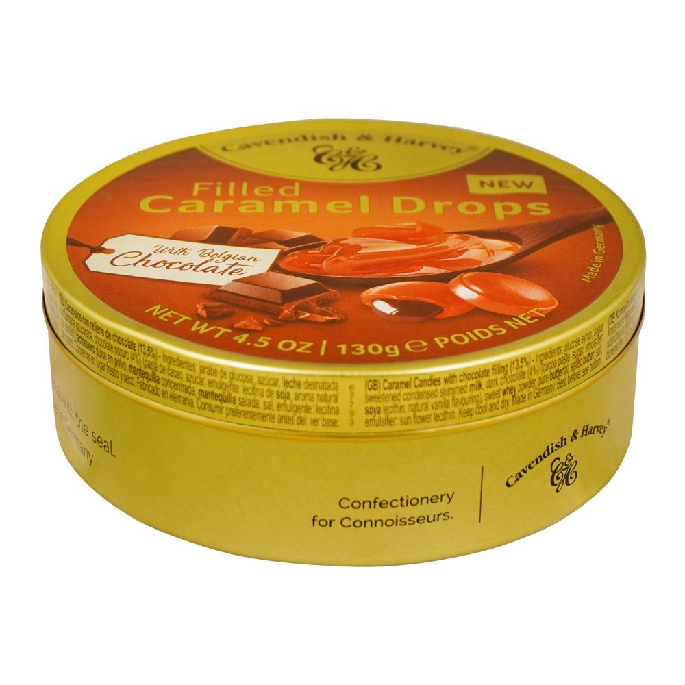 Cavendish & Harvey Caramel With Chocolate Filling Drops, 130g - Main Image