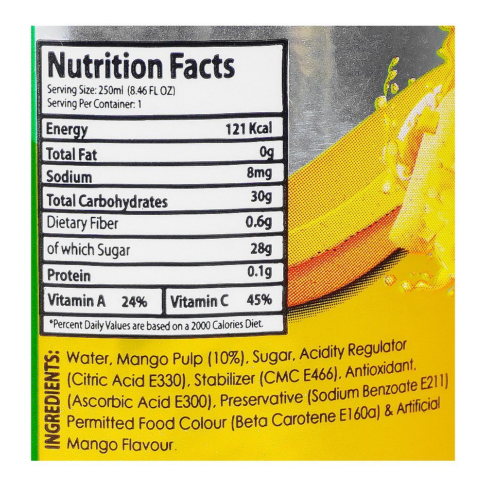 Tops Mango Fruit Drink Bottle, 250ml - Image 3