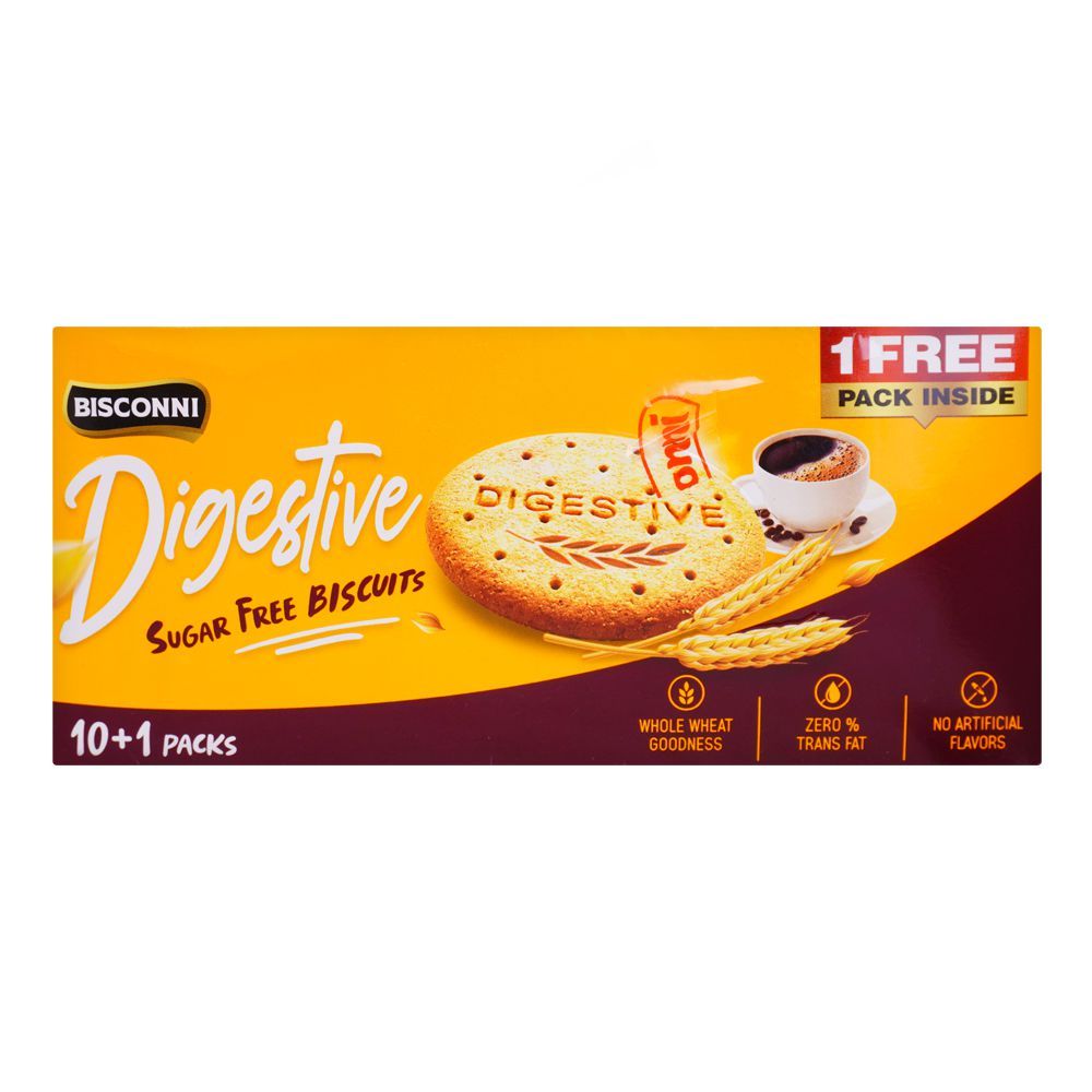 Bisconni Digestive Sugar Free Biscuits, 11-Pack - Image 2