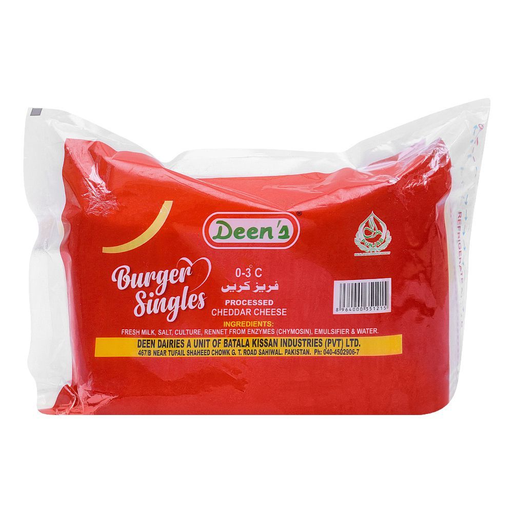 Deen's Burger Singles Cheese, 1kg - Image 2